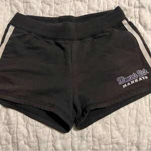 Minnesota State Mankato Women's Black Athletic Shorts size medium